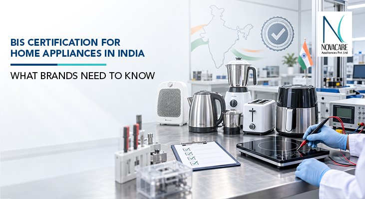 BIS Certification for Home Appliances in India | Novacare Appliances